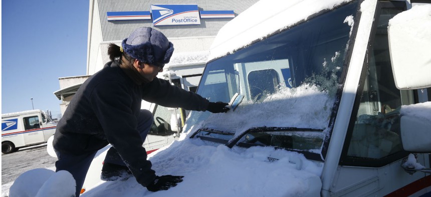 Winter weather contributed to the delays, but wasn't entirely to blame. 