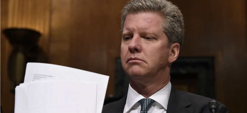 OMB Director Shaun Donovan testified before the Senate Budget Committee in February.