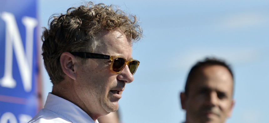 GOP presidential contender Sen. Rand Paul, R-Ky., doesn't want to go after affair-seeking married feds.