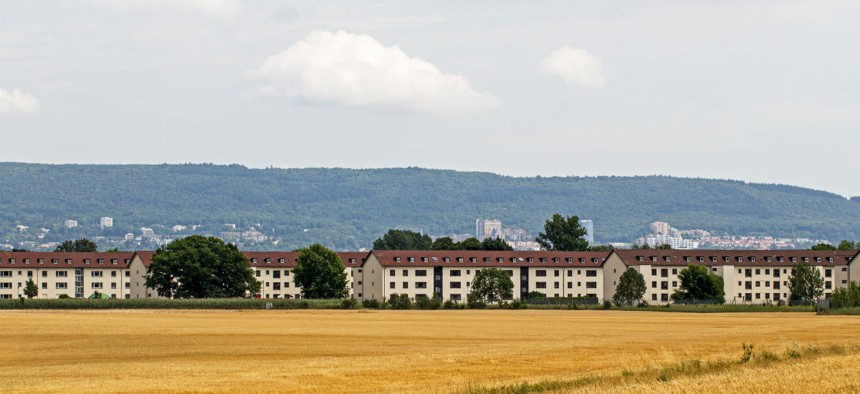 Former Army housing at Patrick Henry Village, Heidelberg, Germany.