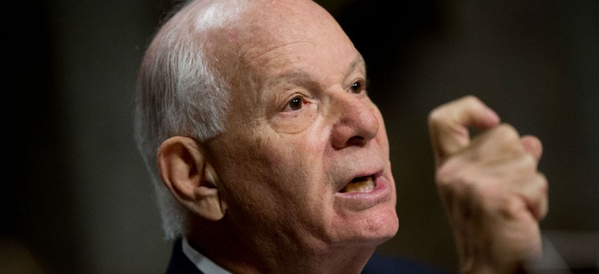 Sen. Ben Cardin, D-Md., introduced a measure to guarantee back pay.