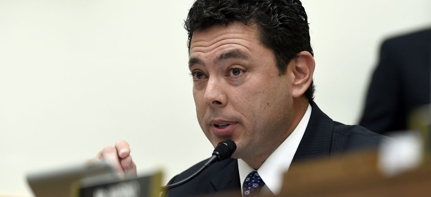 House Judiciary Committee member Rep. Jason Chaffetz, R-Utah questions acting Secret Service Director Joseph Clancy, on Capitol Hill in November 2014.