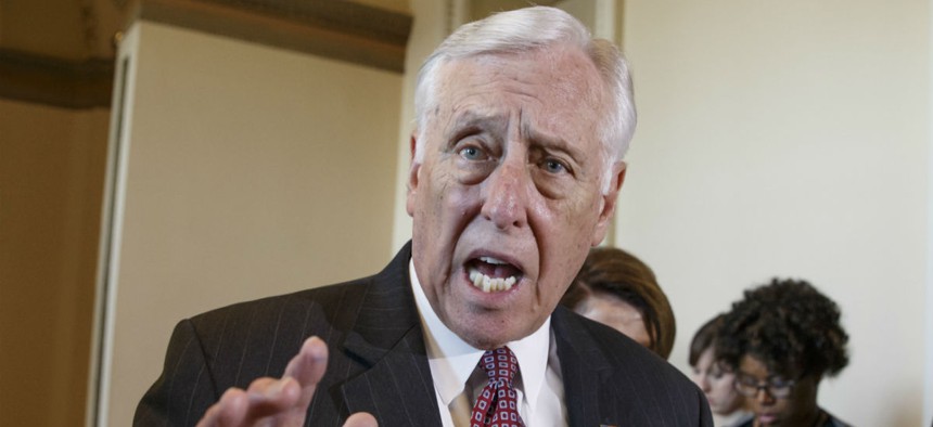 Rep. Steny Hoyer, D-Md., said he was proud to "demand that we get on a rational, workable policy" to replace sequestration. 