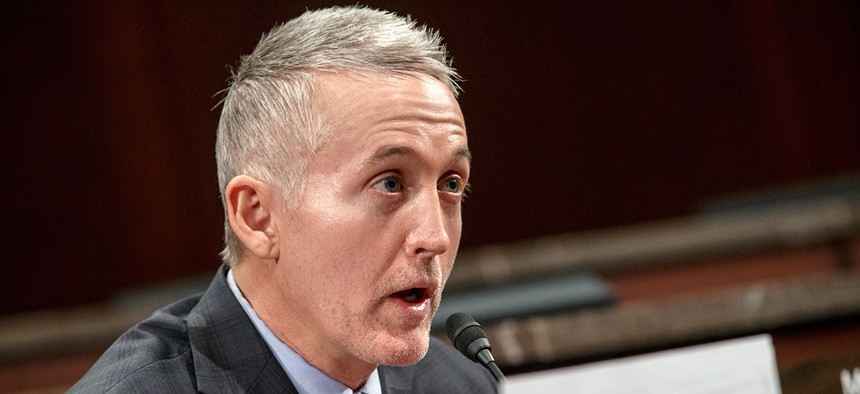 House Select Committee on Benghazi Chairman Rep. Trey Gowdy, R-S.C., questions witnesses in January.
