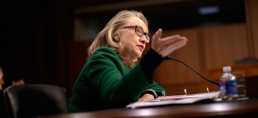 Hillary Clinton testified before the before the Senate Foreign Relations Committee in 2013.