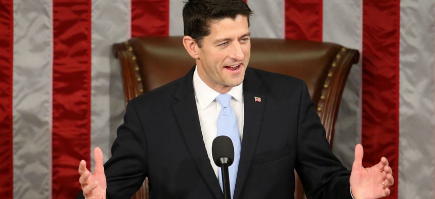 Rep. Paul Ryan, R-Wis., was elected speaker on Thursday. 