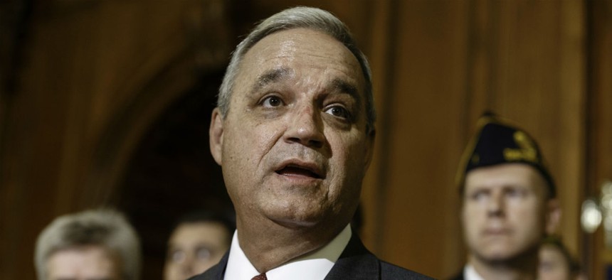 House Veterans' Affairs Committee Chairman Jeff Miller issued subpoenas out of frustration to force witnesses to show up at the hearing. 