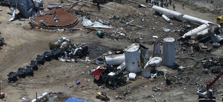 The Chemical Safety Board helped investigate the April 2013 explosion of a fertilizer plant in West, Texas. 