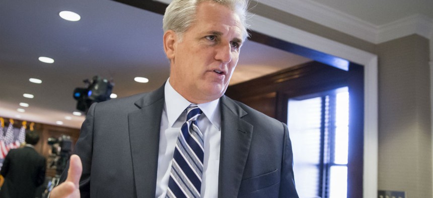 House Majority Leader Kevin McCarthy has said Congress won't allow agencies to go unfunded. 