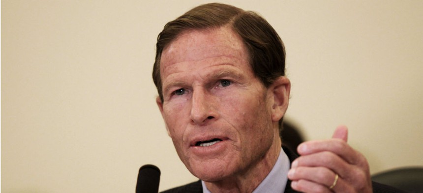 Sen. Richard Blumenthal, D-Conn., signed onto the bill last week after certain compromises he said would improve oversight of management “without infringing on constitutional rights.”