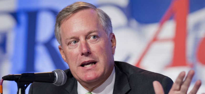 Rep. Mark Meadows, R-N.C., says he will hold the Army and contractor to an October deadline for making the transition. 