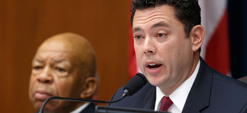 House Oversight and Government Reform Committee ranking member Elijah Cummings and Chairman Jason Chaffetz at a hearing in September.