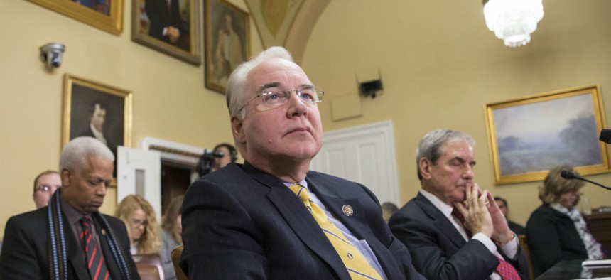 Rep. Tom Price, R-Ga., chairman of the House Budget Committee and a physician, appears before the Rules Committee Jan. 5.