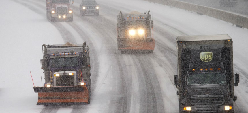Parts of Virginia were under a blizzard warning early Friday.