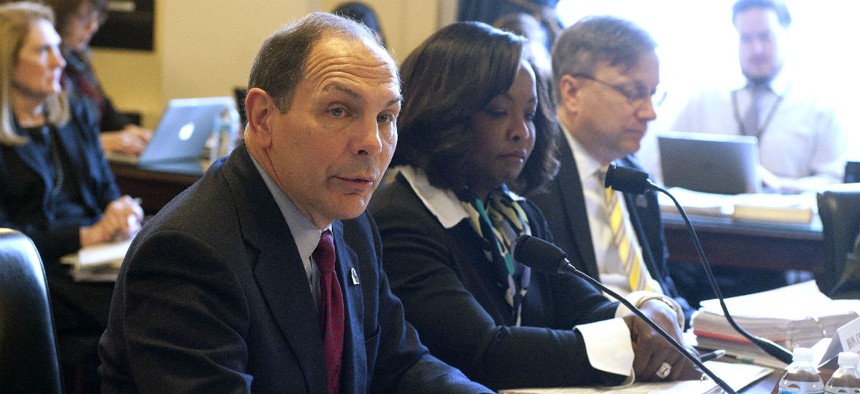 VA Secretary Bob McDonald testifies before the House Veterans' Affairs Committee Wednesday on the department's budget request. 