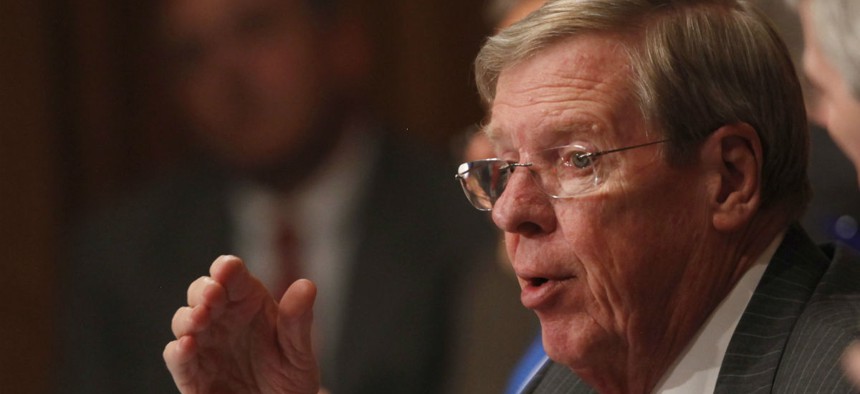 Sen. Johnny Isakson, R-Ga., said the Senate Veterans' Affairs Committee is aiming to take action on VA accountability by the end of March. 