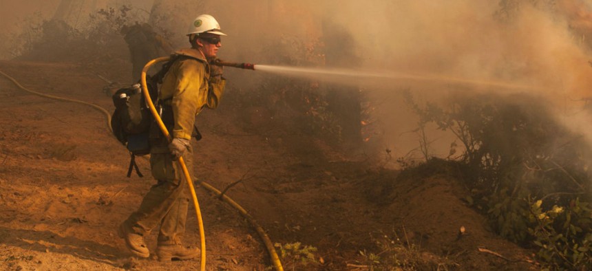Firefighters are among the temporary workers the law could benefit. 