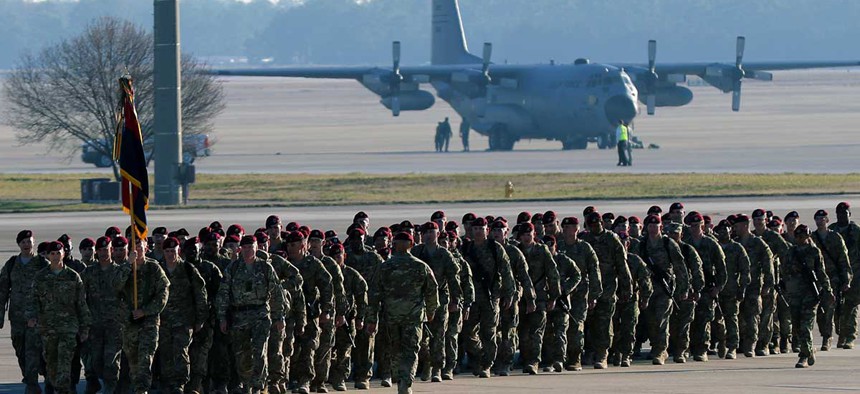More than 115 paratroopers assigned to Headquarters and Headquarters Battalion, 82nd Airborne Division, return home from a nine-month deployment