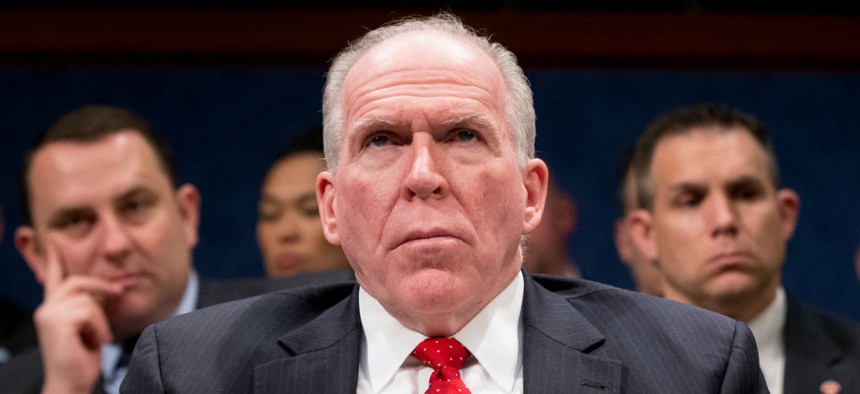 CIA Director John Brennan testifies before the House Intelligence Committee. 