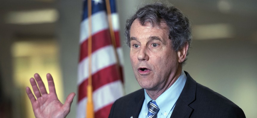 Sen. Sherrod Brown, D-Ohio, is one of the lawmakers working to keep the competitive sourcing ban in place. 