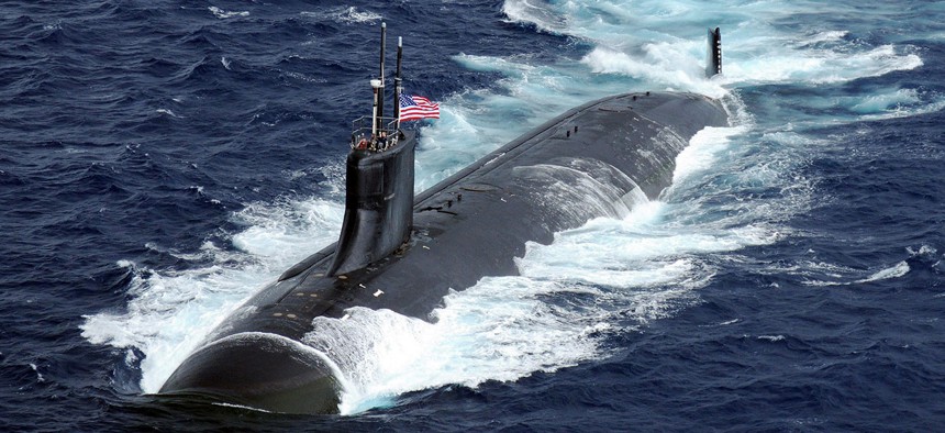 A Seawolf-class submarine, as above, carries an internal accelerometer so it can still benefit from GPS.