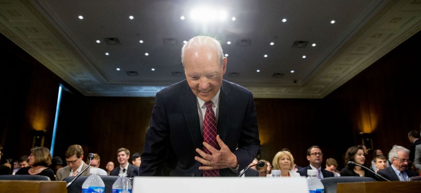 IRS Commissioner John Koskinen testifies on Capitol Hill in July 2015.