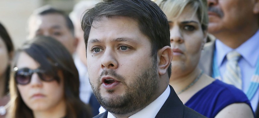 Rep. Ruben Gallego, D-Ariz., is leading a fight to maintain the current system. 