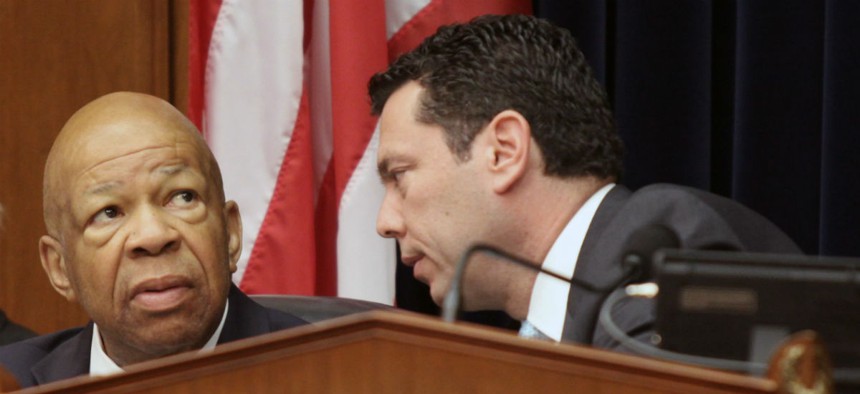 Reps. Elijah Cummings, D-Md., (left) and Jason Chaffetz, R-Utah, are the leaders of the House Oversight and Government Reform Committee, which approved the bipartisan reforms. 
