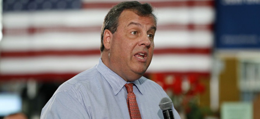 New Jersey Gov. Chris Christie, who is heading Trump's transition team, said he is recommending Trump immediately work with Congress to change civil service laws. 