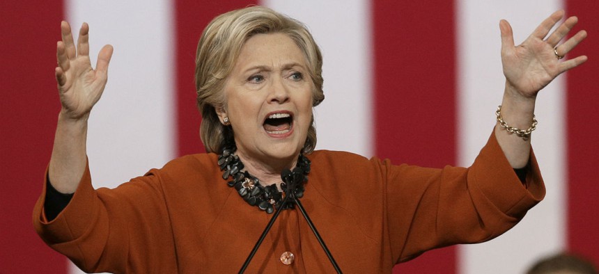 Democratic presidential nominee Hillary Clinton campaigns in North Carolina. 