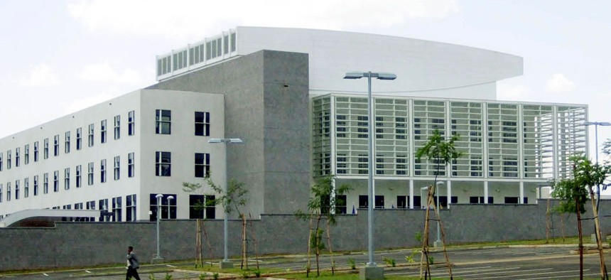 The U.S. embassy in Kenya is one of the most secure buildings in Nairobi.