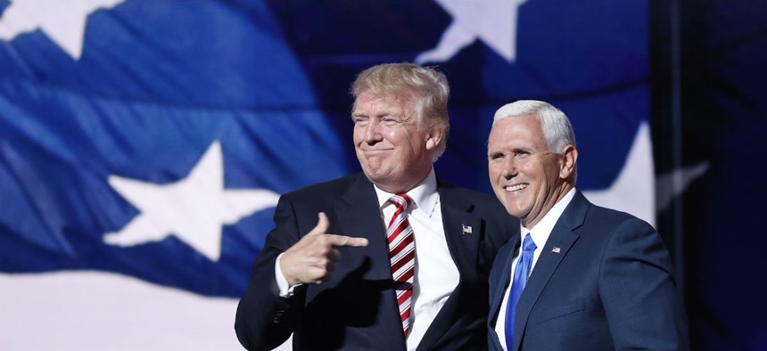 Donald Trump and his running mate Gov. Mike Pence scored stunning victories on Election Day. 