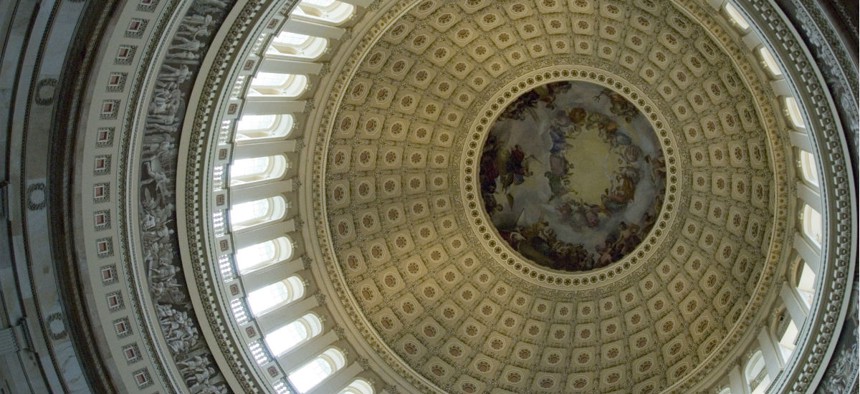 The U.S. Capitol dome. 