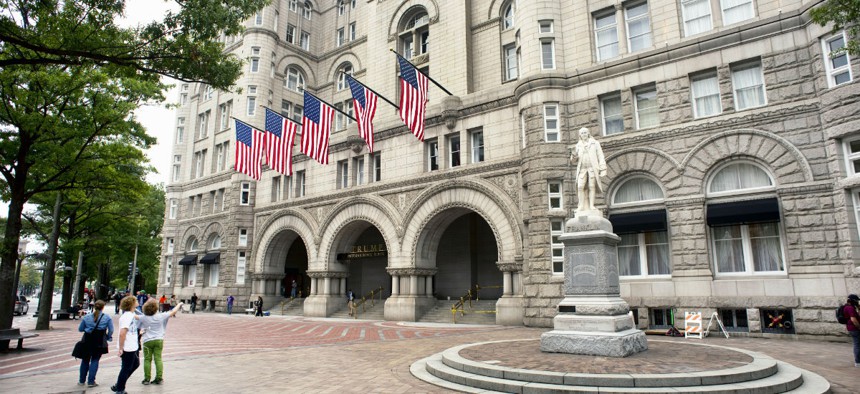 The Trump International Hotel, formerly the Old Post Office Pavilion, in Washington.