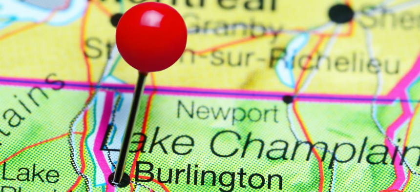 Burlington, Vt., is one of two new locality areas. 