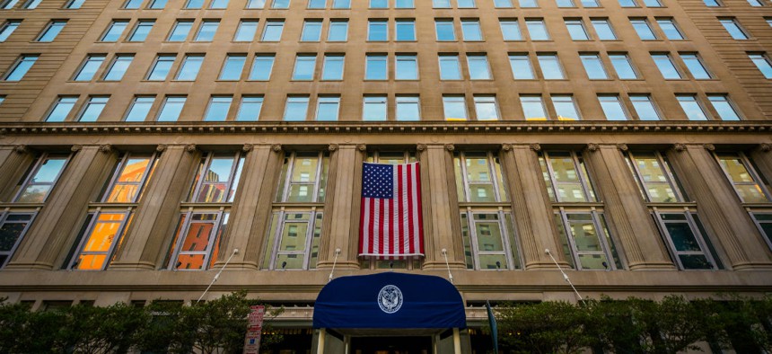 The Department of Veterans Affairs headquarters in Washington. 