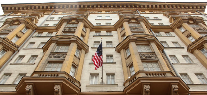 the US Consulate in Moscow.