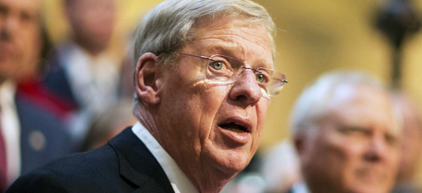 Sen. Johnny Isakson, R-Ga., is one of the lawmakers who inquired about VA's status during the freeze. 