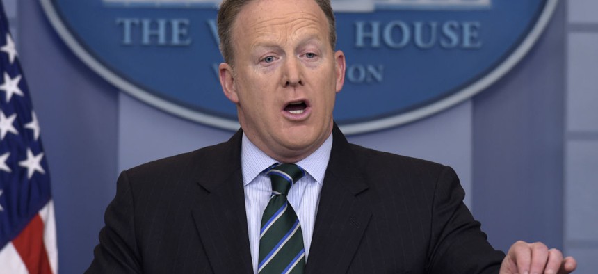 "Federal employee health and retirement benefits continue to be based on antiquated assumptions and require a level of generosity long since abandoned by most of the private sector,” said White House Press Secretary Sean Spicer. 
