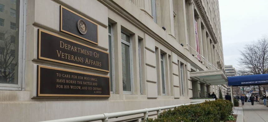 The Veterans Affairs Department headquarters in Washington. 