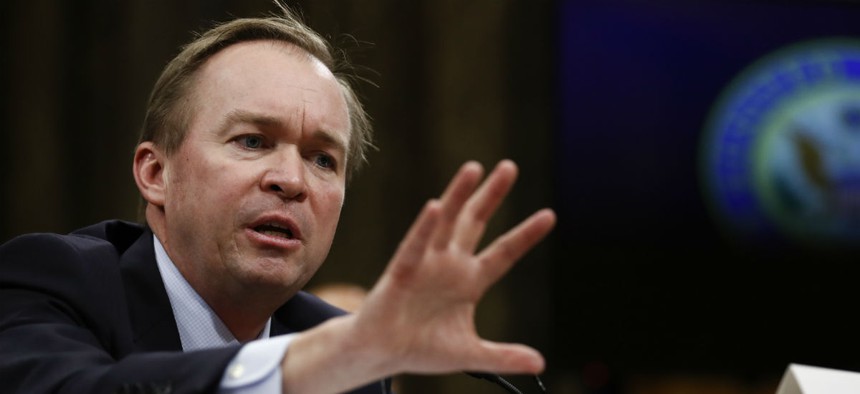Mulvaney testifies on Capitol Hill in January. 