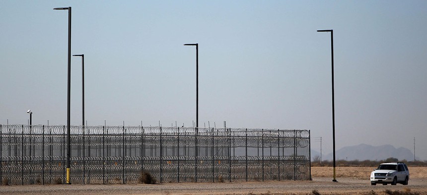 A detention center in Eloy, Arizona. 