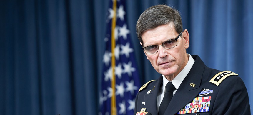 Gen. Joseph Votel, commander, U.S. Central Command, told Congress that the U.S. needs to use "a combination of all of our elements of power — hard power and soft power."