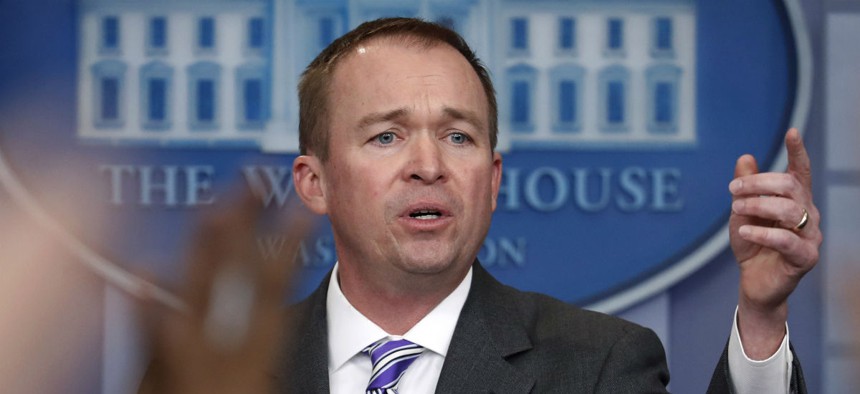 OMB Director Mick Mulvaney said agency leaders will have "more discretion than is typical" in determining workforce cuts. 