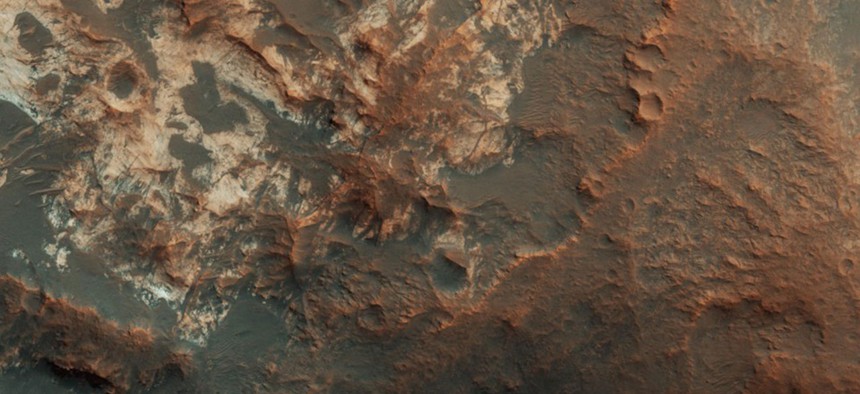 Mawrth Vallis, a valley between Mars's northern lowlands and southern highlands