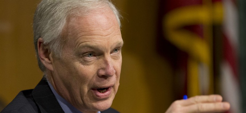 Sen. Ron Johnson, R-Wis., is one of the sponsors of legislation to ban the box on federal employment applications. 