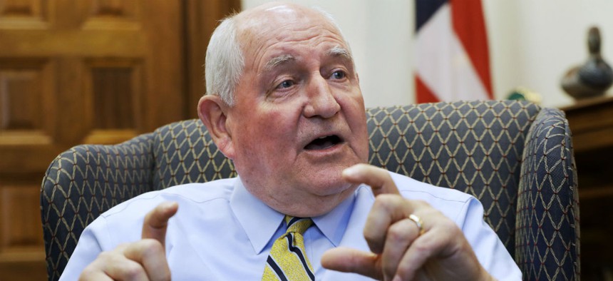 Agriculture Secretary Sonny Perdue called the plan a “down payment” on Trump's executive order and corresponding implementation guidance from OMB.