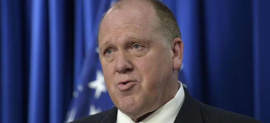 Acting ICE director Thomas Homan said: “If we don’t take action on deportations, then we’re just spinning our wheels, aren’t we?”