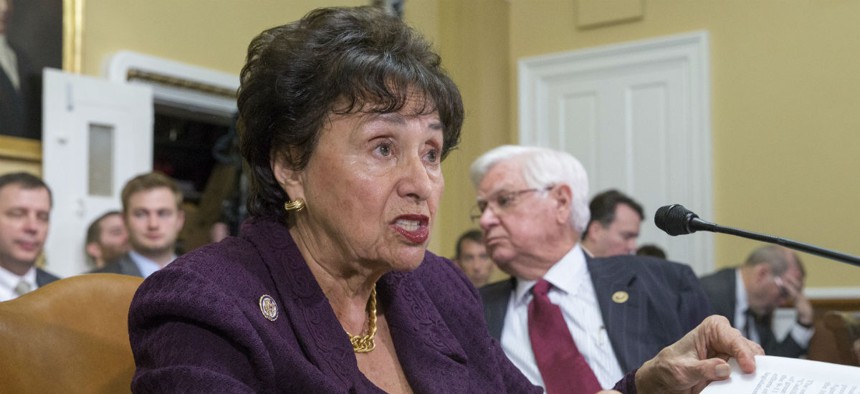 “There is no chance that government funding bills could be enacted while adhering to such a budget,” said Rep. Nita Lowey, D-N.Y., the ranking member of the House Appropriations Committee. 