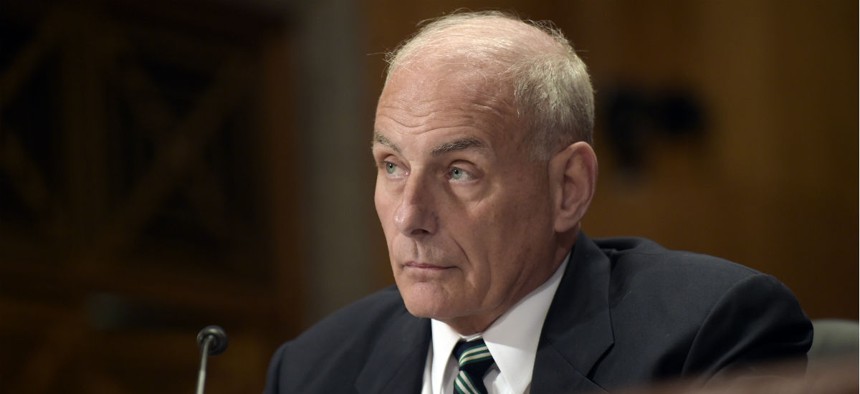 Homeland Security Secretary John Kelly received a waiver to participate in matters affecting the government of Australia.